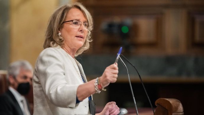 Archivo - La diputada de Vox por Murcia Lourdes Méndez.