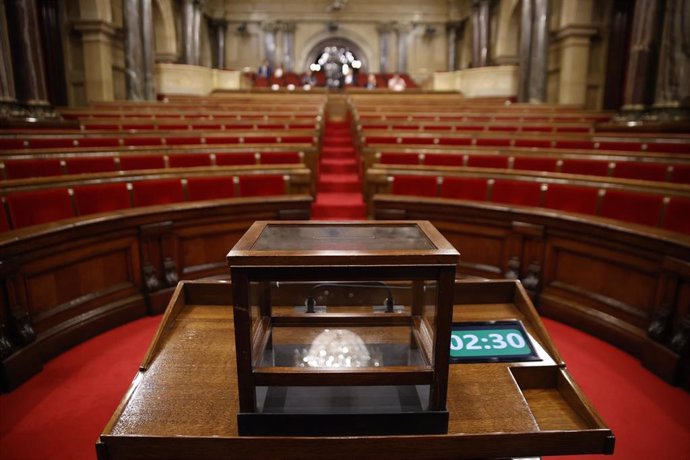 Archivo - Vista general antes del pleno de constitución de la XV legislatura del Parlament de Catalunya, a 10 de junio de 2024, en Barcelona, Catalunya