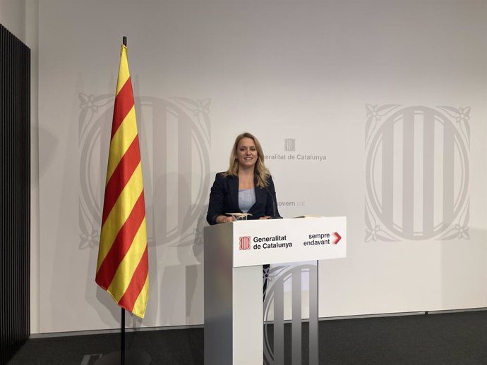 La consellera d'Economia i Hisenda de la Generalitat, Natàlia Mas.