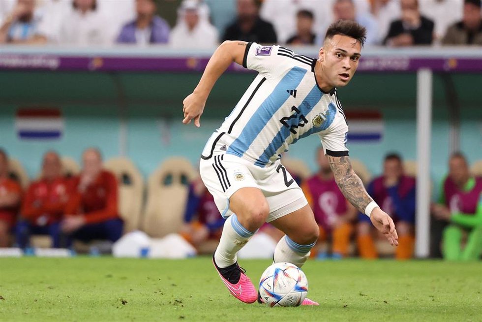 Archivo - El delantero argentino Lautaro Martínez, en el Mundial de Catar 2022.