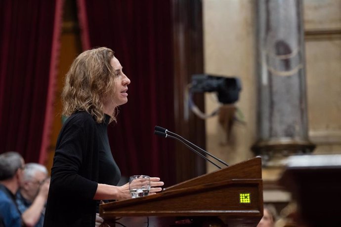 La diputada de la CUP en el Parlament Laia Estrada