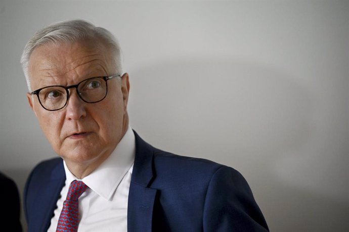 Archivo - 21 June 2023, Finland, Helsinki: Olli Rehn, Governor of the Bank of Finland, before his press conference on the 2024 presidential elections. Photo: Antti Aimo-Koivisto/Lehtikuva/dpa