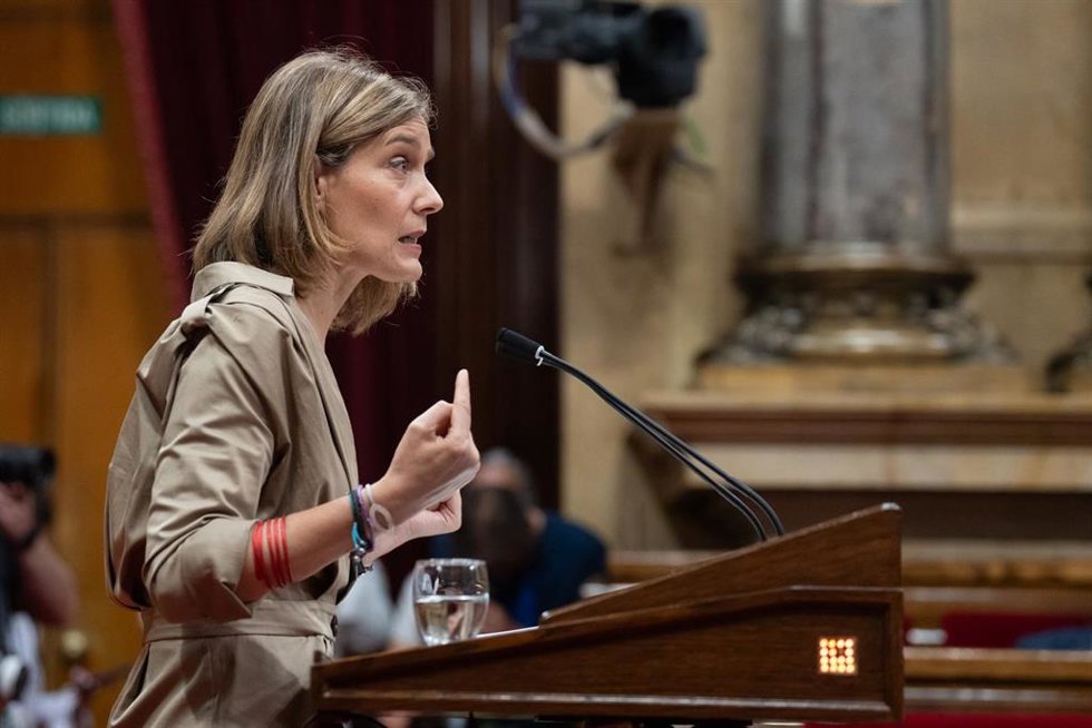 La líder de los Comuns en el Parlament, Jéssica Albiach