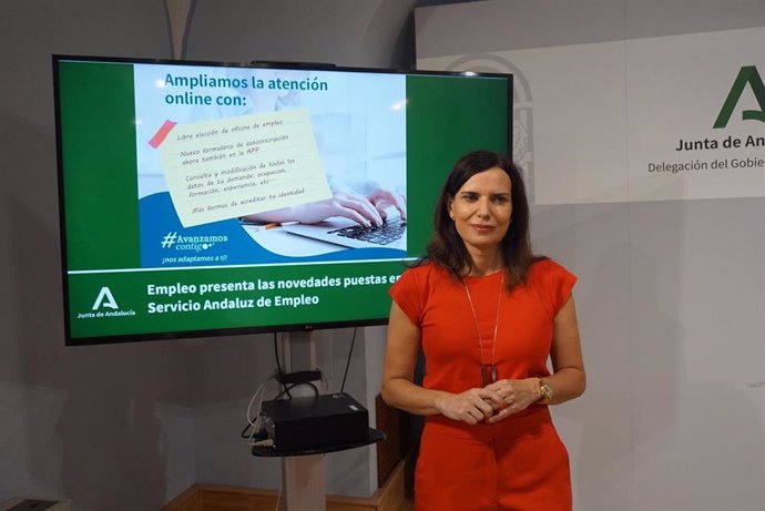 La delegada de Empleo, Empresa y Trabajo Autónomo de la Junta de Andalucía en Córdoba, María Dolores Gálvez