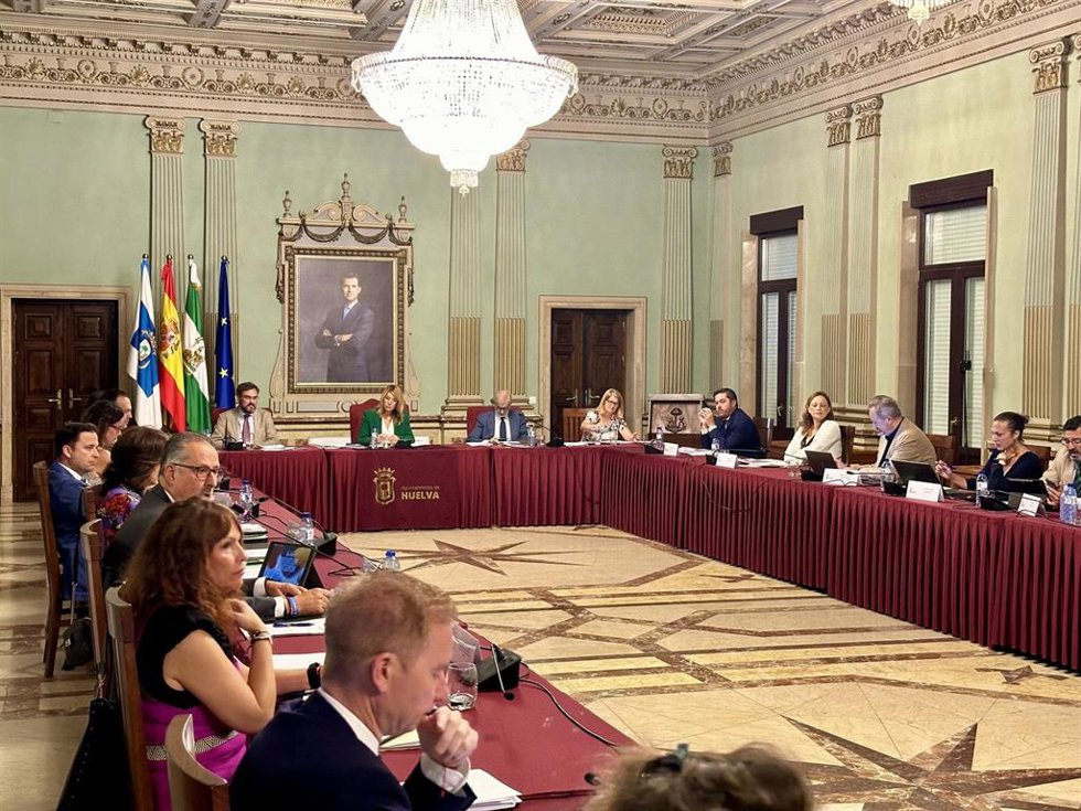 Pleno del Ayuntamiento de Huelva.