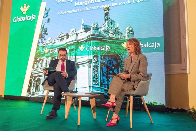 Desayuno Informativo de Globalcaja, con la gobernadora en funciones del Banco de España, Margarita Delgado