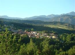 Vista panoràmica de Vallcebre (Barcelona)