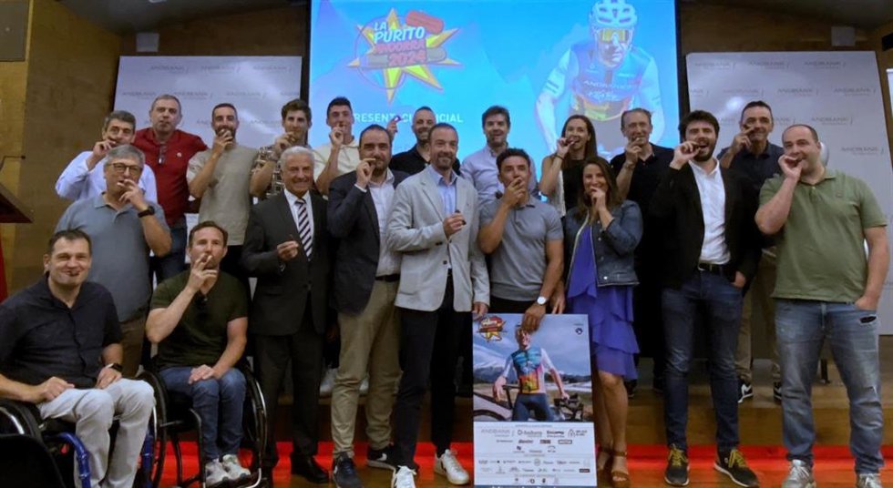 Un momento de la presentación de la carrera