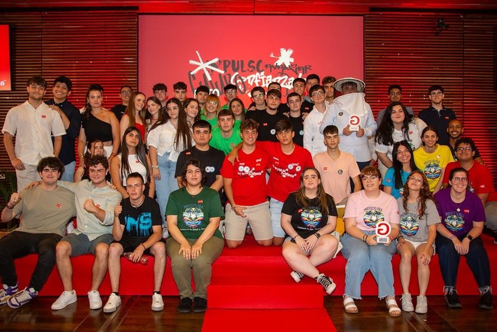 Galardonados en la XII edición de GIRA Jóvenes de Coca-Cola Europacific