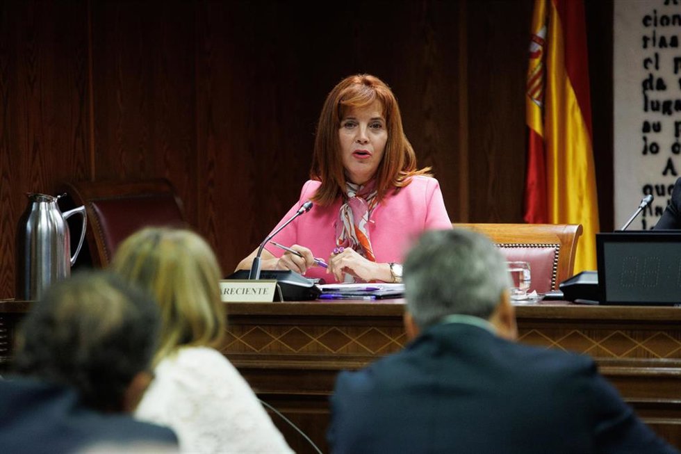 La exconsejera de Sanidad del Gobierno de Canarias María Teresa Cruz Oval comparece ante la Comisión de Investigación sobre mascarillas, en el Senado, a 26 de junio de 2024, en Madrid (España). La Comisión de Investigación analiza los contratos públicos