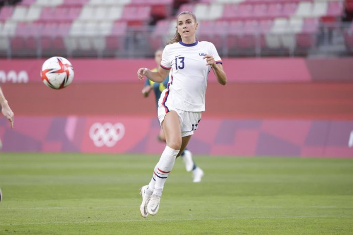 Archivo - Alex MORGAN (USA) during the Olympic Games Tokyo 2020, Football Women's First Round Group G between United States and Australia on July 27, 2021 at Ibaraki Kashima Stadium in Kashima, Japan - Photo Photo Kishimoto / DPPI