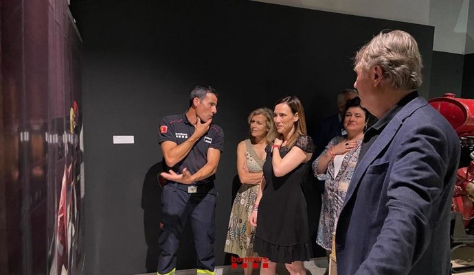 Imagen de la exposición 'Bombers 40 anys'