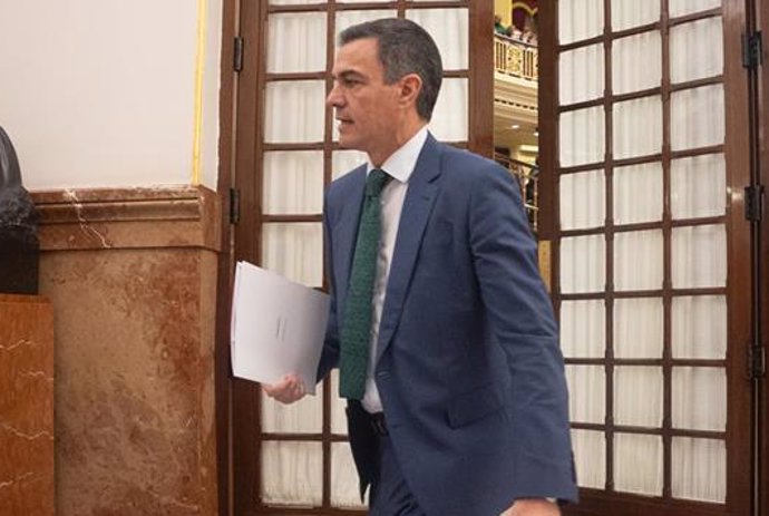 El presidente del Gobierno, Pedro Sánchez