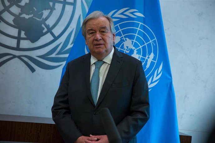 Archivo - El secretario general de la ONU, António Guterres