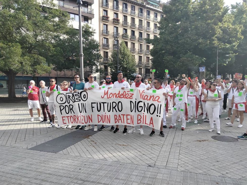Trabajadores de Mondelez.