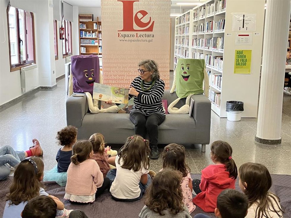 Imagen de una actividad de Espazo Lectura