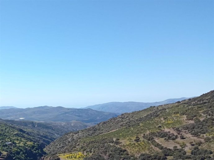 Vista de Bayárcal (Almería), en el Parque Natural de Sierra Nevada.