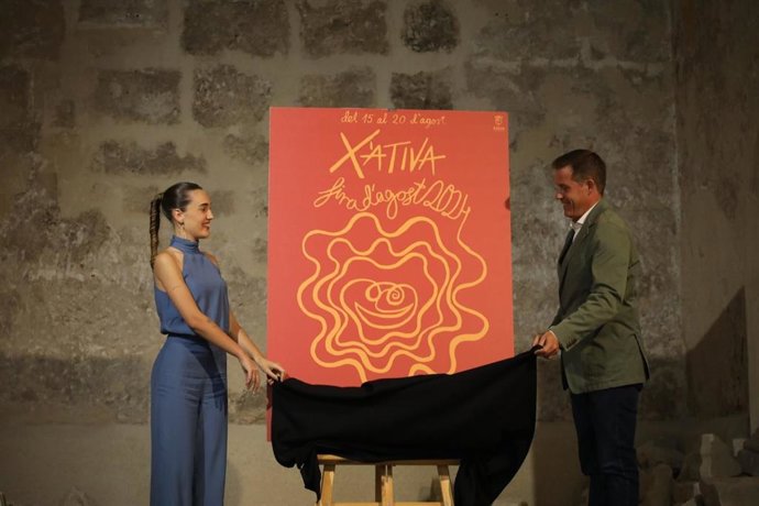 Xàtiva recupera un cartell inèdit d'Andreu Alfaro per a ser la imatge de la Fira d'Agost 2024