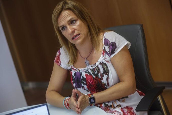 Archivo - La delegada del Gobierno en la Comunitat Valenciana, Pilar Bernabé, durante una entrevista para Europa Press