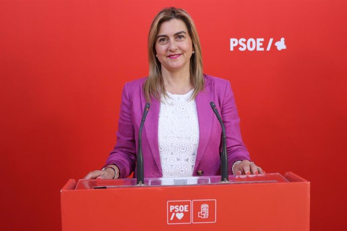 La vicesecretaria general y portavoz del PSOE de la Región de Murcia, Carmina Fernández