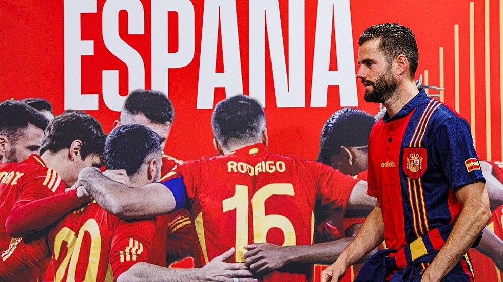 Nacho Fernández en el Centro de Prensa de la selección española en la Eurocopa de Alemania