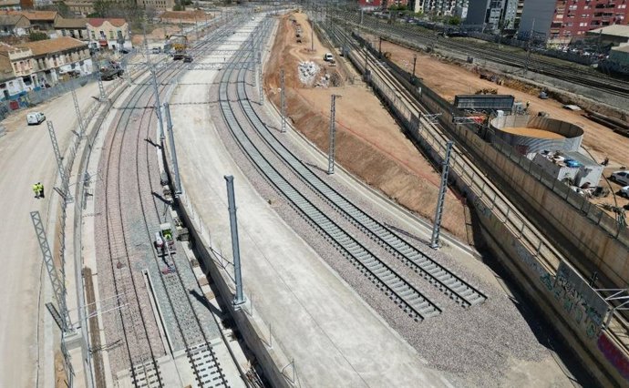 Obras del canal de acceso