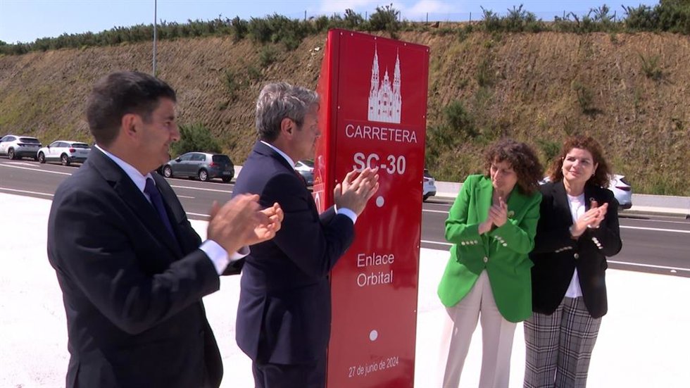 Inauguración del Enlace Orbital de Santiago