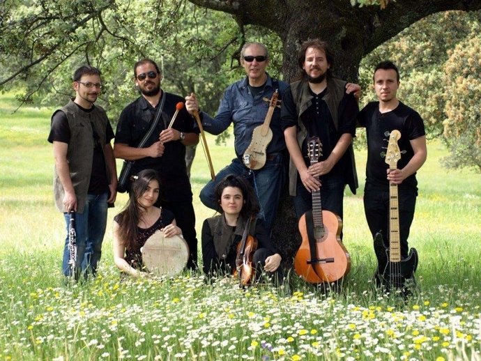 Grupo de folk Muérdago que actúa este sábado en Casares de las Hurdes