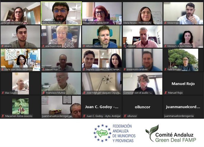 Webinar informativa de la FAMP sobre la Ley de Cambio Climático de Andalucía.