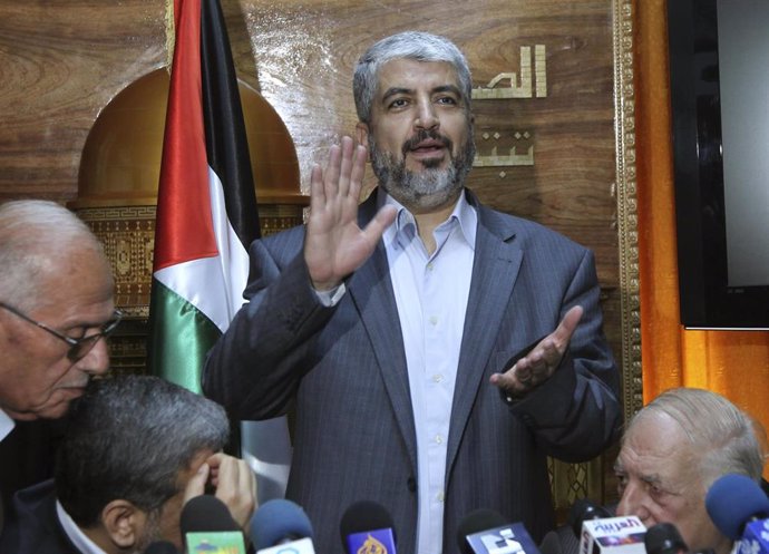 Archivo - Jaled Meshal, líder del movimiento palestino Hamás.