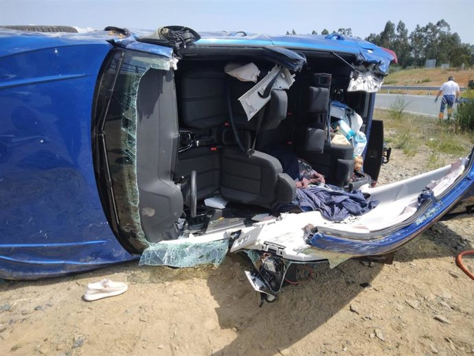 Vehículo del accidente.