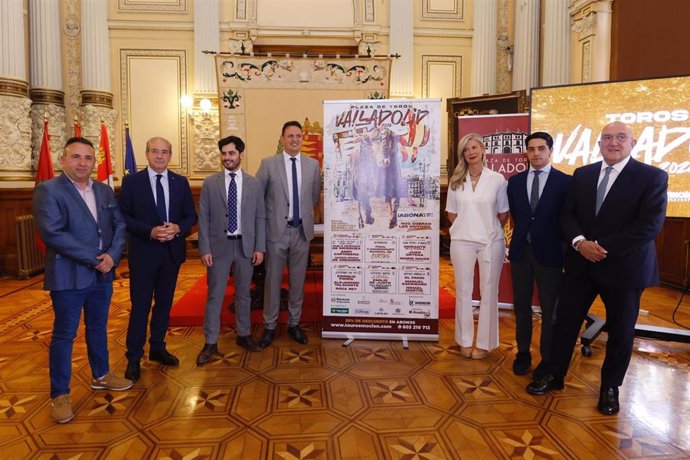 Presentación del cartel taurino de la feria de la Virgen de San Lorenzo en Valladolid.