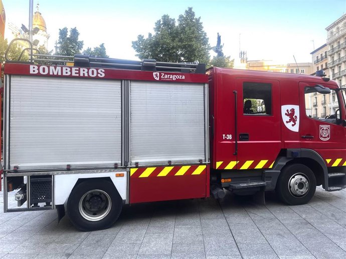 Bomberos del Ayuntamiento de Zaragoza.