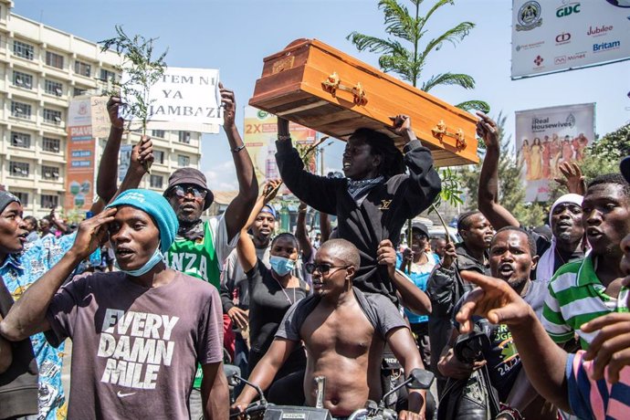 Protestas en Kenia.