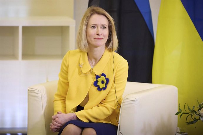 Archivo - La primera ministra de Estonia, Kaja Kallas
