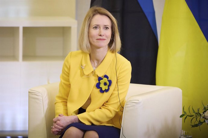 Archivo - January 11, 2024, Tallinn, Estonia: Estonian Prime Minister Kaja Kallas during a bilateral meeting with Ukrainian President Volodymyr Zelenskyy, January 11, 2024 in Tallinn, Estonia.