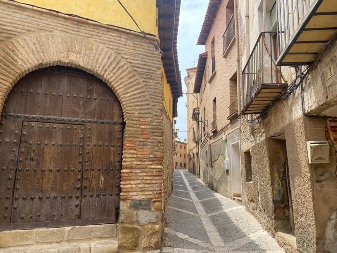 Una de las calles del Casco Histórico de Tarazona
