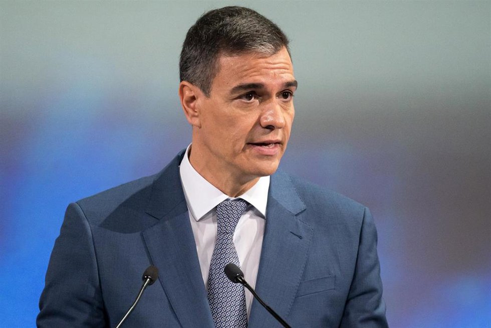 El presidente del Gobierno, Pedro Sánchez