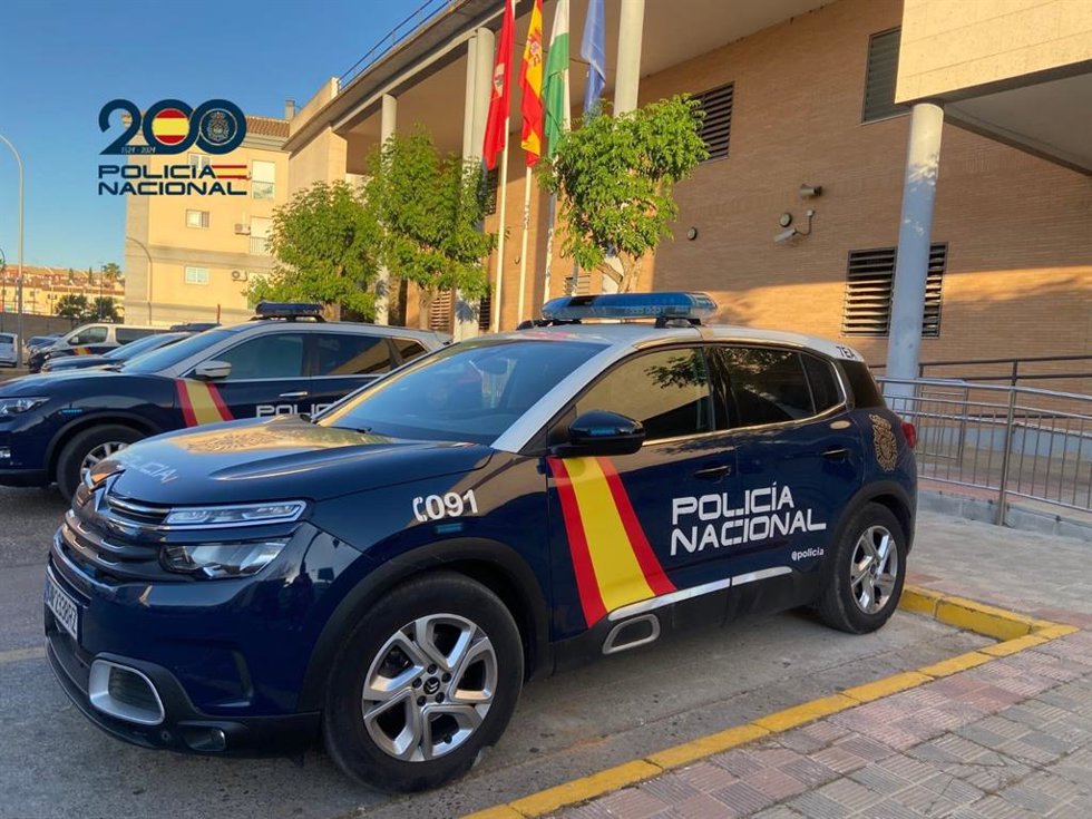 Vehículo de la Policía Nacional.