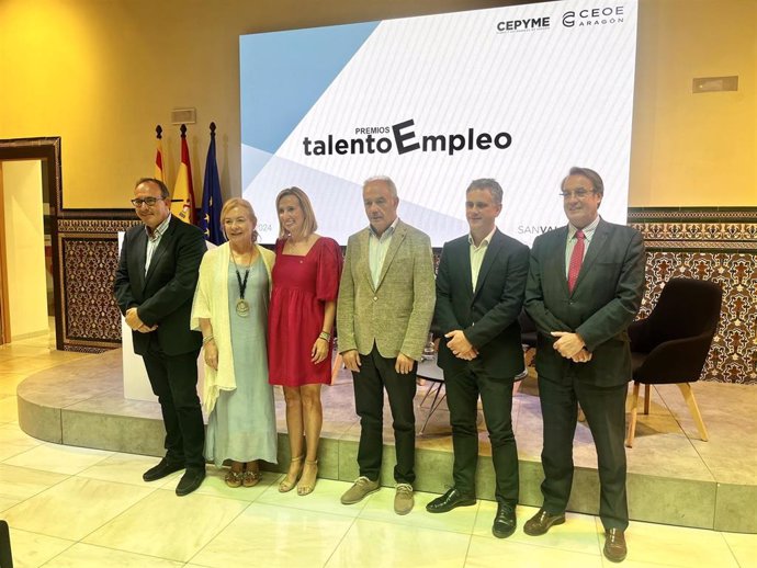 Presentación de los 'Premios Talento Aragón', en la sede del Grupo San Valero.