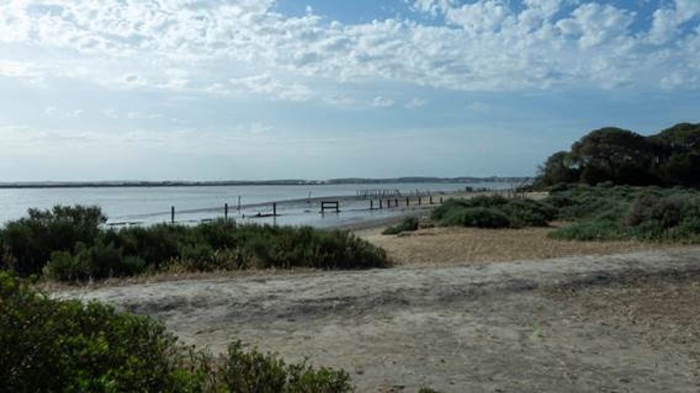 Desembocadura del río Guadalquivir.