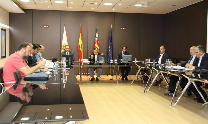 Reunión del Consejo de Administración de la Autoridad Portuaria de Alicante.