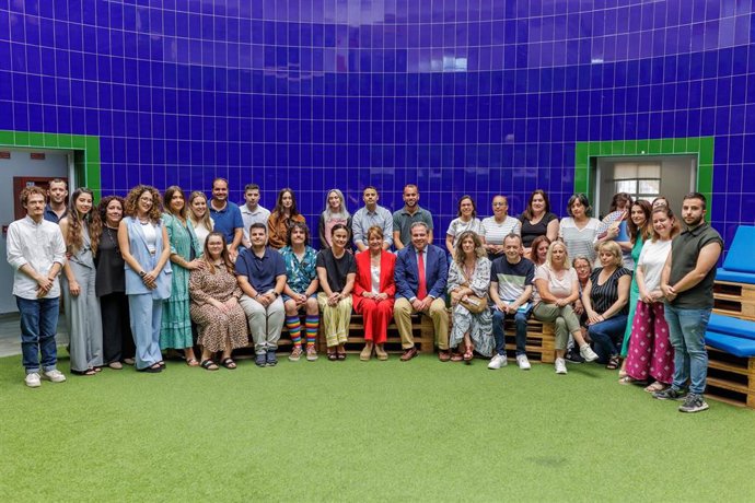 VIsita a uno de los programas de formación en Huelva.