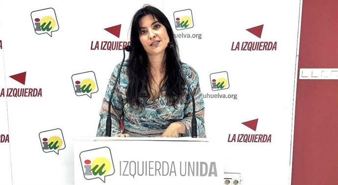 La secretaria de Organización de Izquierda Unida en Huelva Ana Delgado.
