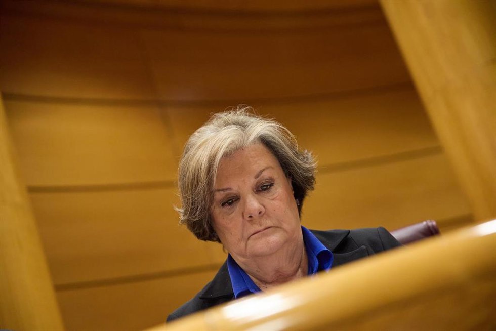 Archivo - La presidenta del Tribunal de Cuentas, Enriqueta Chicano