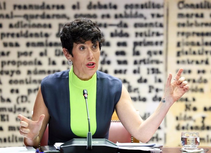 La exconsejera de Economía y Hacienda del Gobierno de Navarra y actual ministra de Inclusión, Seguridad Social y Migraciones, Elma Saiz.