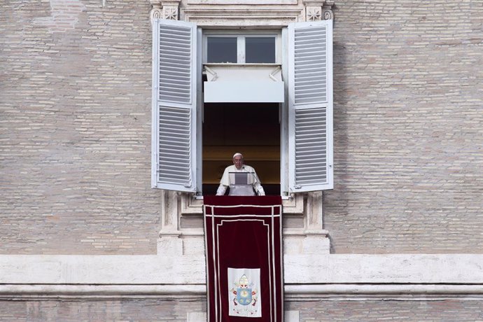 Archivo - November 5,  2023 -  POPE FRANCIS delivery Angelus Prayer In S. Peter's Square at the Vatican. ÂEvandroInetti_via ZUMA Wire,Image: 819967321, License: Rights-managed, Restrictions: , Model Release: no, Credit line: Evandro Inetti / Zuma Press /