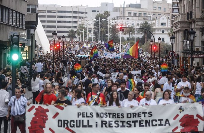 Manifestación del Orgullo LGTBI este viernes en València