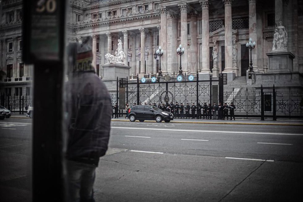 June 27, 2024, Buenos Aires, Buenos Aires, Argentina: While the Chamber of Deputies deals with the Base Law of the government of Javier Milei, which received half a sanction in the Senate on June 12, a diversity of social, political, union, human rights 
