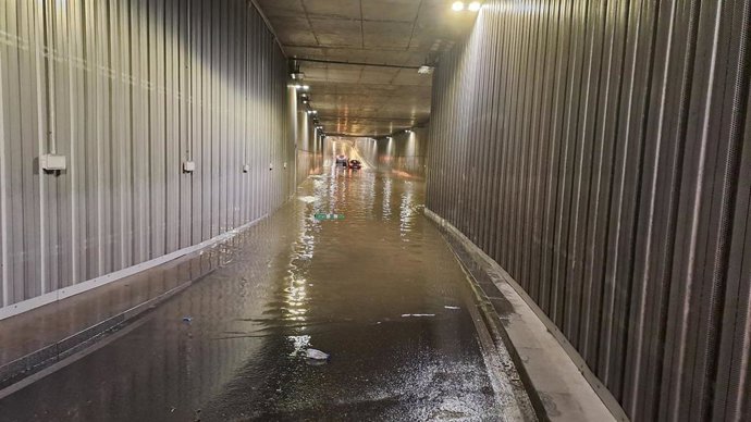 Normalizado tunel de Andrómeda, permanece cortado el túnel de San Isidro y Panaderos